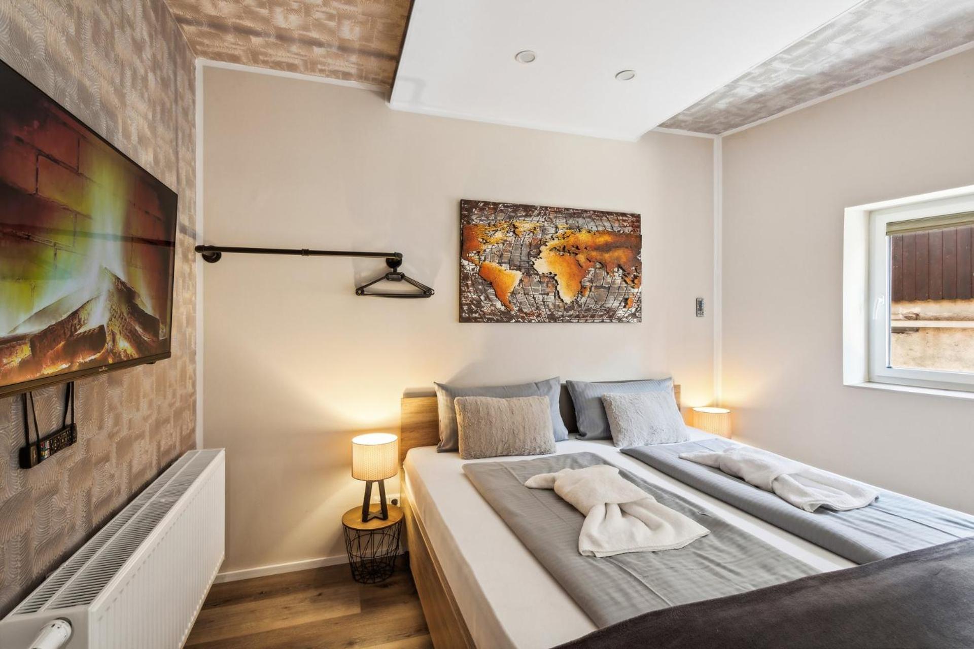 Apartment Harzlounge Center Thale - Grill & Garden Buitenkant foto